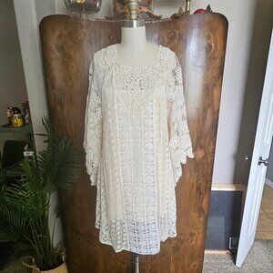 Jen's Pirate Booty Crochet Lace Dress NWOT